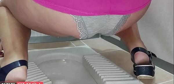  Watch now my piss in new panties WC